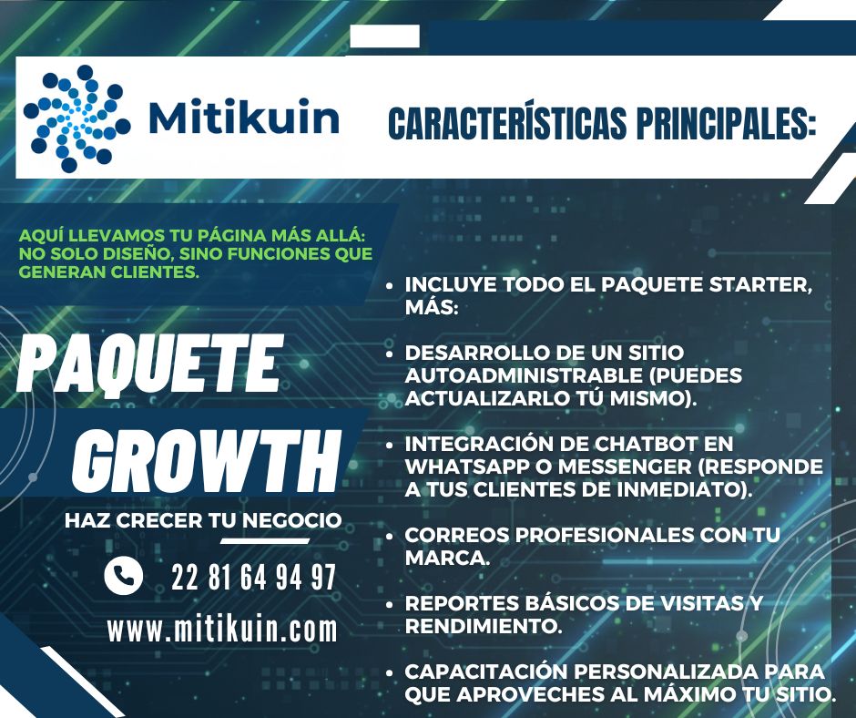 Paquete Growth